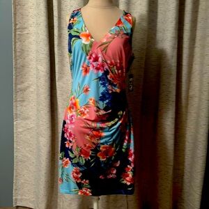 Stunning Guess multi-colored dress.  Size 12
